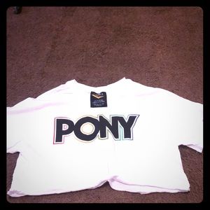 Pony crop top